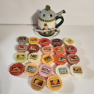 Yankee Candle St. Patrick's Beer Stein Wax Melter with 20 aromatic Wax Melts